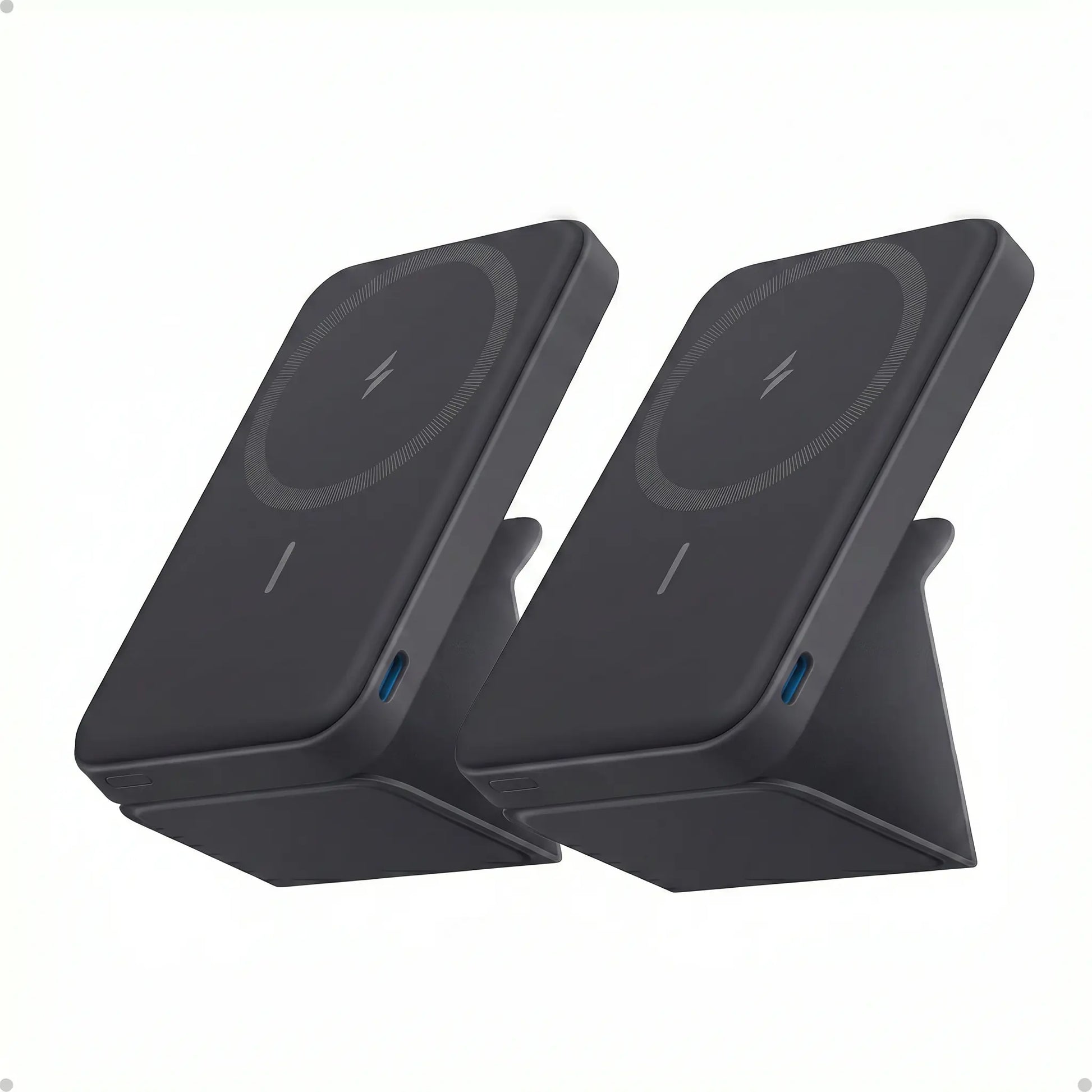 Anker 5,000mAh Magnetic Power Bank - Wireless Portable Charger with Foldable Stand and USB-C Port for iPhone 13/14/15/16/17