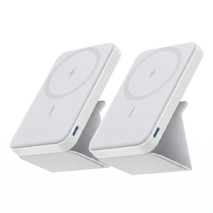 Anker 5,000mAh Magnetic Power Bank - Wireless Portable Charger with Foldable Stand and USB-C Port for iPhone 13/14/15/16/17