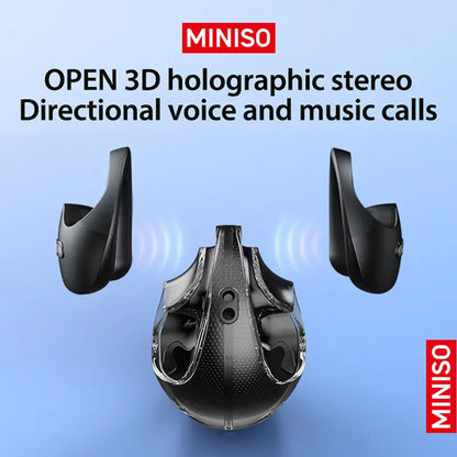 MINISO X15 Pro Wireless Bluetooth 5.4 Earphones - Waterproof Sport Headphones with Noise Reduction and Microphone